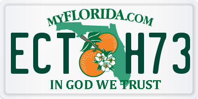 FL license plate ECTH73