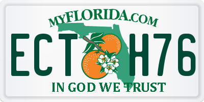 FL license plate ECTH76