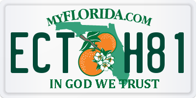 FL license plate ECTH81