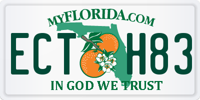 FL license plate ECTH83