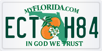 FL license plate ECTH84