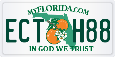 FL license plate ECTH88