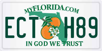FL license plate ECTH89