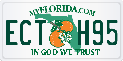 FL license plate ECTH95