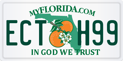 FL license plate ECTH99