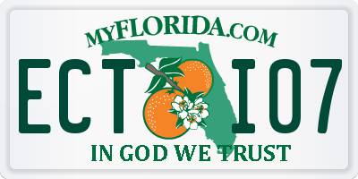 FL license plate ECTI07