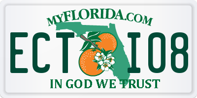 FL license plate ECTI08
