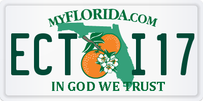 FL license plate ECTI17