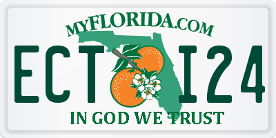 FL license plate ECTI24