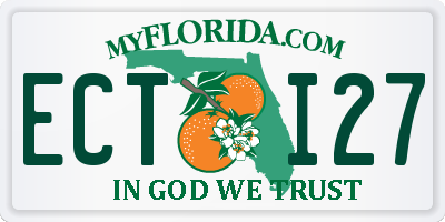 FL license plate ECTI27