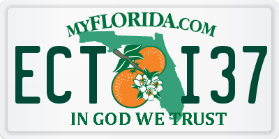 FL license plate ECTI37
