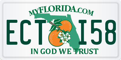 FL license plate ECTI58