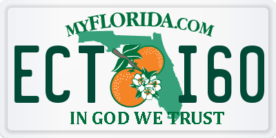 FL license plate ECTI60