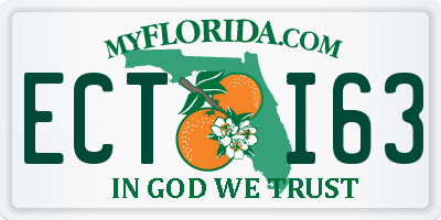 FL license plate ECTI63