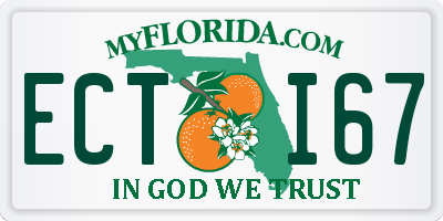 FL license plate ECTI67