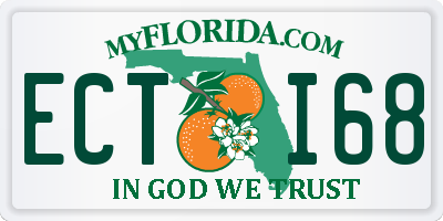 FL license plate ECTI68