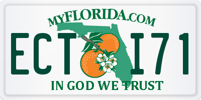 FL license plate ECTI71