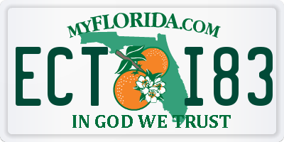 FL license plate ECTI83