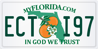 FL license plate ECTI97
