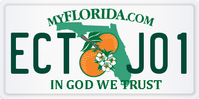 FL license plate ECTJ01