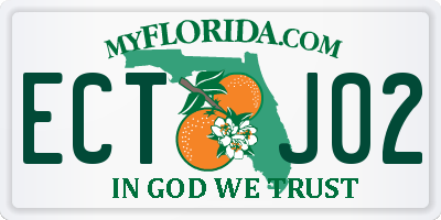 FL license plate ECTJ02