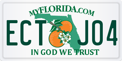 FL license plate ECTJ04