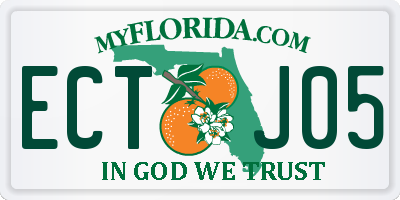 FL license plate ECTJ05