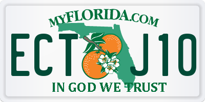 FL license plate ECTJ10