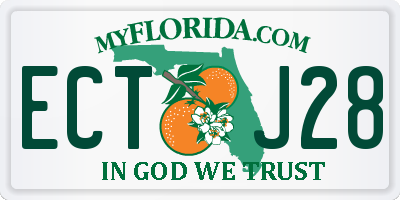 FL license plate ECTJ28