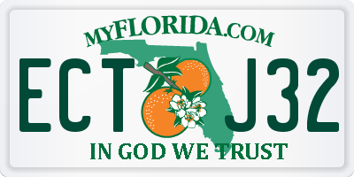 FL license plate ECTJ32