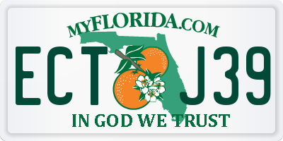 FL license plate ECTJ39