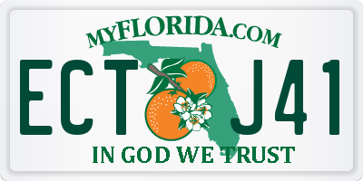 FL license plate ECTJ41