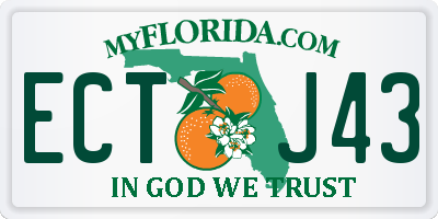 FL license plate ECTJ43