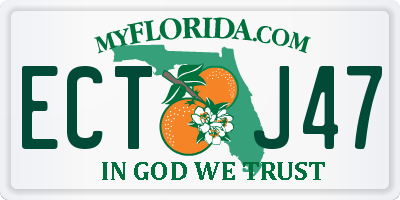 FL license plate ECTJ47