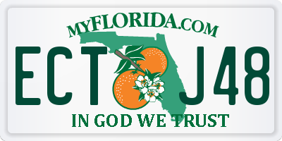 FL license plate ECTJ48
