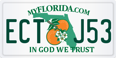 FL license plate ECTJ53