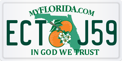 FL license plate ECTJ59