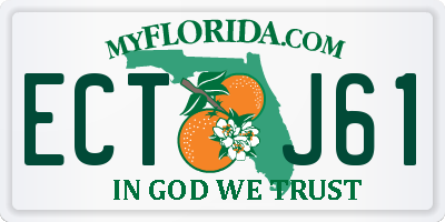 FL license plate ECTJ61