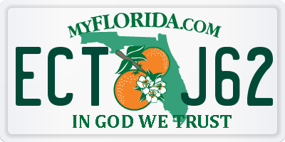 FL license plate ECTJ62