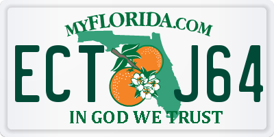 FL license plate ECTJ64