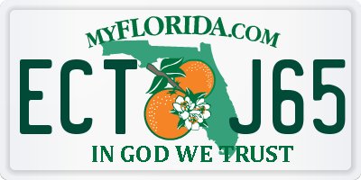 FL license plate ECTJ65
