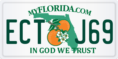 FL license plate ECTJ69