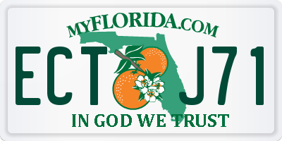 FL license plate ECTJ71