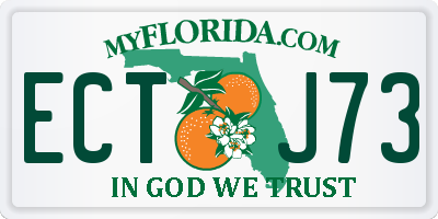 FL license plate ECTJ73