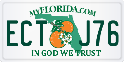 FL license plate ECTJ76