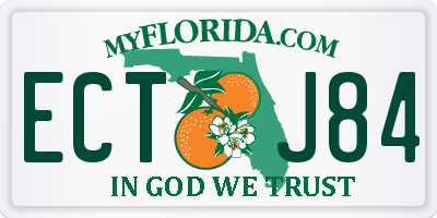 FL license plate ECTJ84