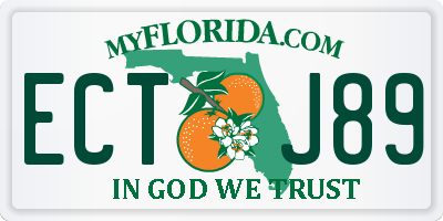 FL license plate ECTJ89