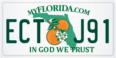 FL license plate ECTJ91