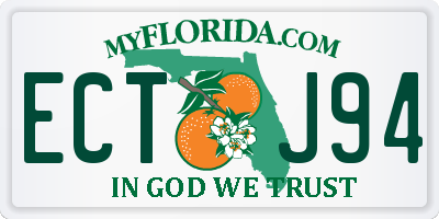 FL license plate ECTJ94