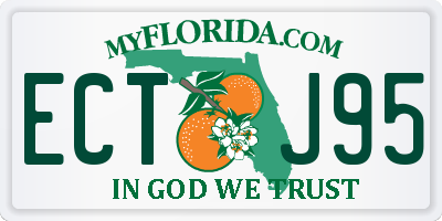 FL license plate ECTJ95
